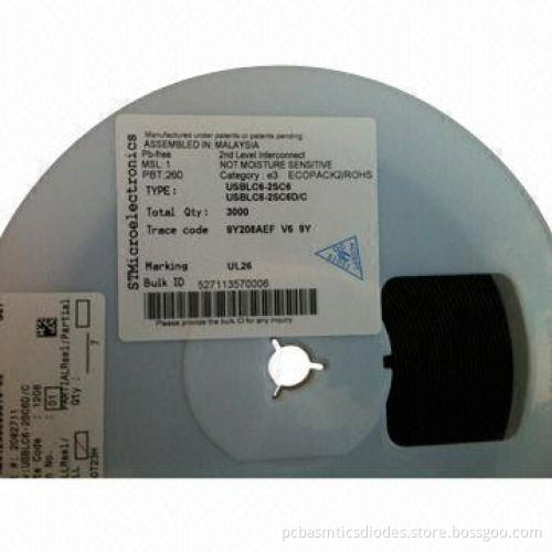 Diode, USBLC6-2SC6, STM, SOT-23-6